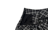 Dylan Check Ribbon Tiered Mini Skirt