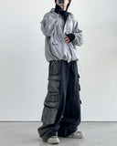 Theon Reverse Black Cargo Denim