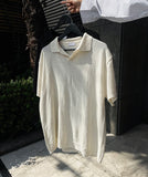 Summer Cool Boucle Collar Short Sleeve