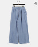 Reno cut fleece two-way wide pants