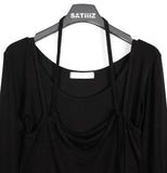 Dean Strap Layered T-Shirt