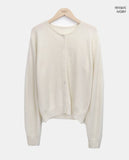 Mihen Round Wool Knit Cardigan