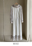 Fate printed chiffon shirring tie one pice