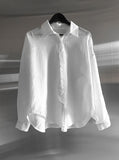 Sie Knot See-through Wrap Shirt Blouse