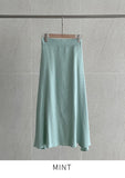 Diane Banding Flared Long Skirt