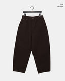 Le Jie Pocket Balloon Fit Cotton Long Pants