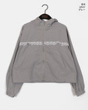 Surf Lace Hood Windbreaker Zip-Up