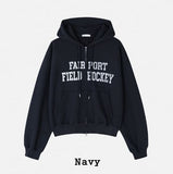 Philo Two-Way Crop Hood Zip-Up