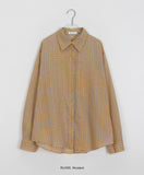 Manei Summer Color Check Over Shirt