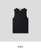 Edit tension ribbed sleeveless