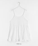 Sodel Summer Seersucker Check Sleeveless One Piece