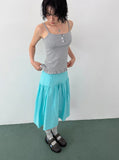 FRILL BUTTON SLEEVELESS
