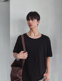 [LANARCH] Basic U-Neck Short Sleeve T-Shirt