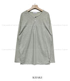 Slave Henley Neck T-shirt