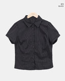 Rika Striped Short Sleeve Shirt