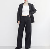 Maris Back Button Strap Pants