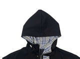 Yvonne Check Hood Cotton Boxy Fit Jumper