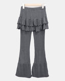 Buell Tiered Bootcut Skirt Pants