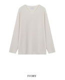Bring Deki Rib V-neck Knit