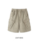 Keshi Pigment Washed Cargo Bermuda Shorts