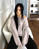Deu round neck loose fit knit