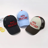 Weather String Mesh Ball Cap