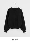 Kanme Basic Color Round Knit