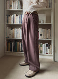 Rowoon Two-Tuck Wide Slacks