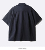 Minimal Crop Check Short Sleeve Shirt