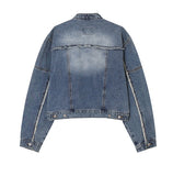Lundy Dekki Biker Denim Jacket