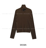 [U-BASIC/wool 28%] Solid Basic Turtleneck Long Sleeve