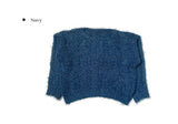 [Plan] Soft Off Loose Fit Angora Knit
