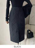 Diode Quilted Puff Padded Skirt