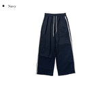 Tuki Dot Lace Line Track Wide Pants