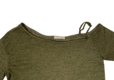 Arton See-through One-Shoulder Knit Belt Sleeveless Set