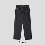 Carry Of Back Lettering Denim Pants