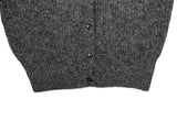 Ruggie Color Matching Collar High Neck Button Knit