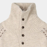 Tessie Stitch High Neck Two-Way Knit