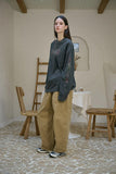 Square Bear Pigment Long Sleeve