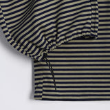 Wearing Stripe Banding Pants