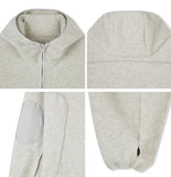 Rude Elbow Patch Fleece Jumper