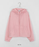[unisex] Nedoko Summer Nylon String Wind Hood Jumper