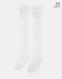 Hirat Lace Ribbed Knee Socks