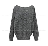 Courtner Two-Way Cable Boat Neck Knit