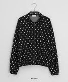 Multree Dot Collar Zip-Up