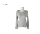 Amp Boatneck Peach Long Sleeve T-Shirt