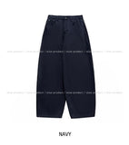 Classy Back Pocket Cotton Balloon Pants