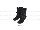 SLOUCH THONG BIKER BOOTS