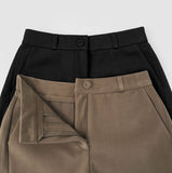 Year-End Party Look Mood Wool Luxury Short Pants