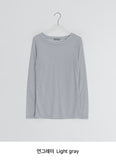 Gilmohi Layered U-Neck Long Sleeve Tee